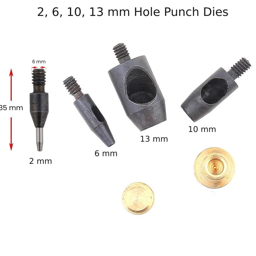 Machine Press Drop Set Hand Press Machine Set With Essential Dies for Snap Buttons, Grommets ...