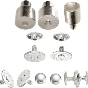 Magnetic Snaps Die Set – 14mm, 18mm Bag Button Setting Tool