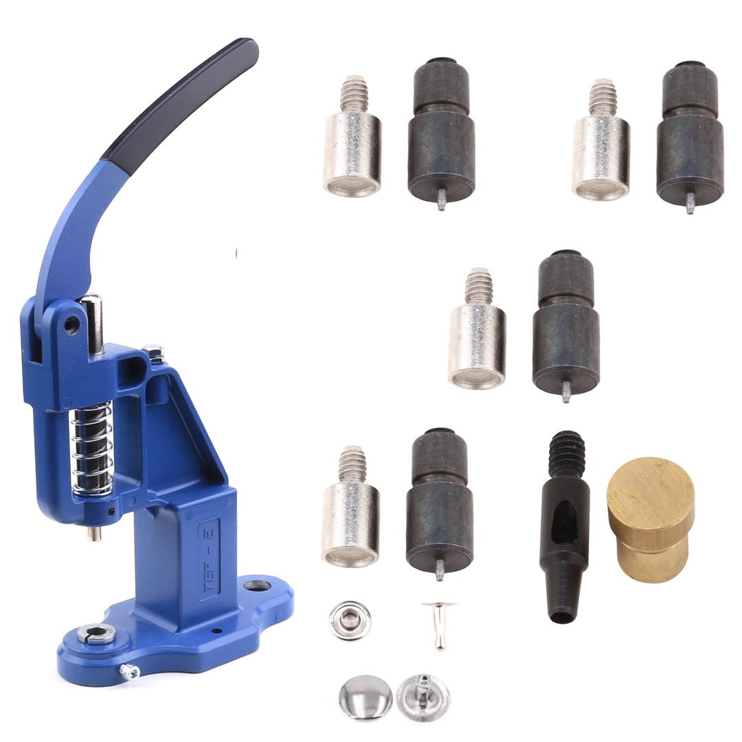 Rivet Press Machine and Single Cap Rivet Installation Dies Set - Etsy