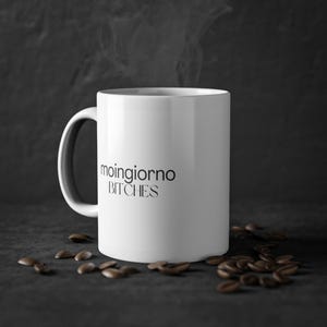 Moingiorno Bitches Mug Funny Saying Coffee Mug Gift for Friends Colleagues