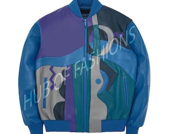 Vintage 90's Picasso Bomber Jacket Multicolor Medium Picasso Art