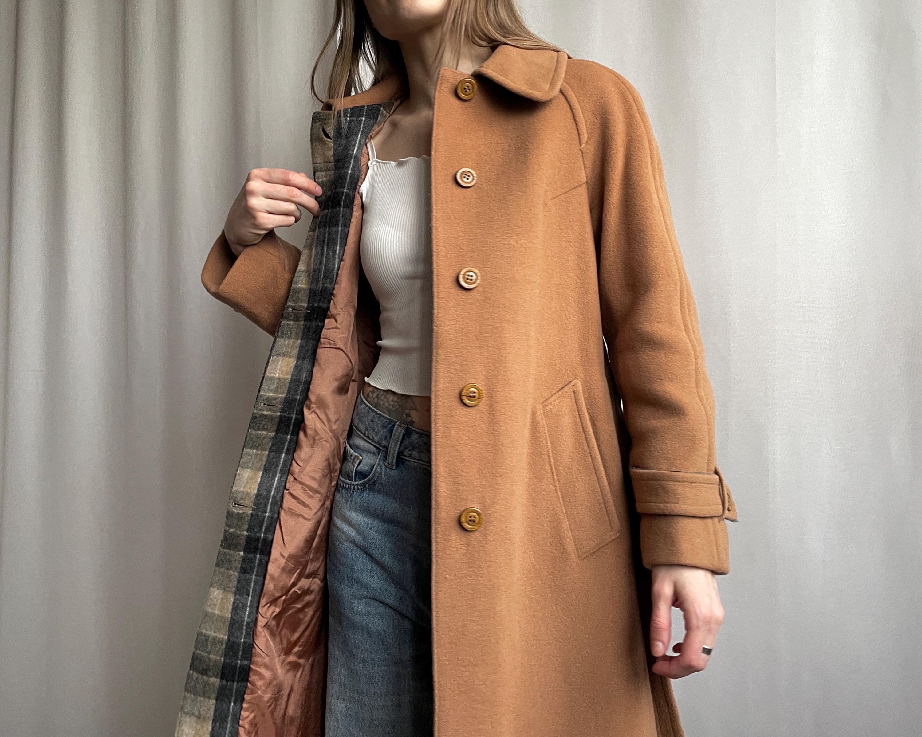 Manteau Court En Laine Pour Femme - Veste Boutonnée Col Montant Automne-hiver - Style Caban Chic Et Chaud