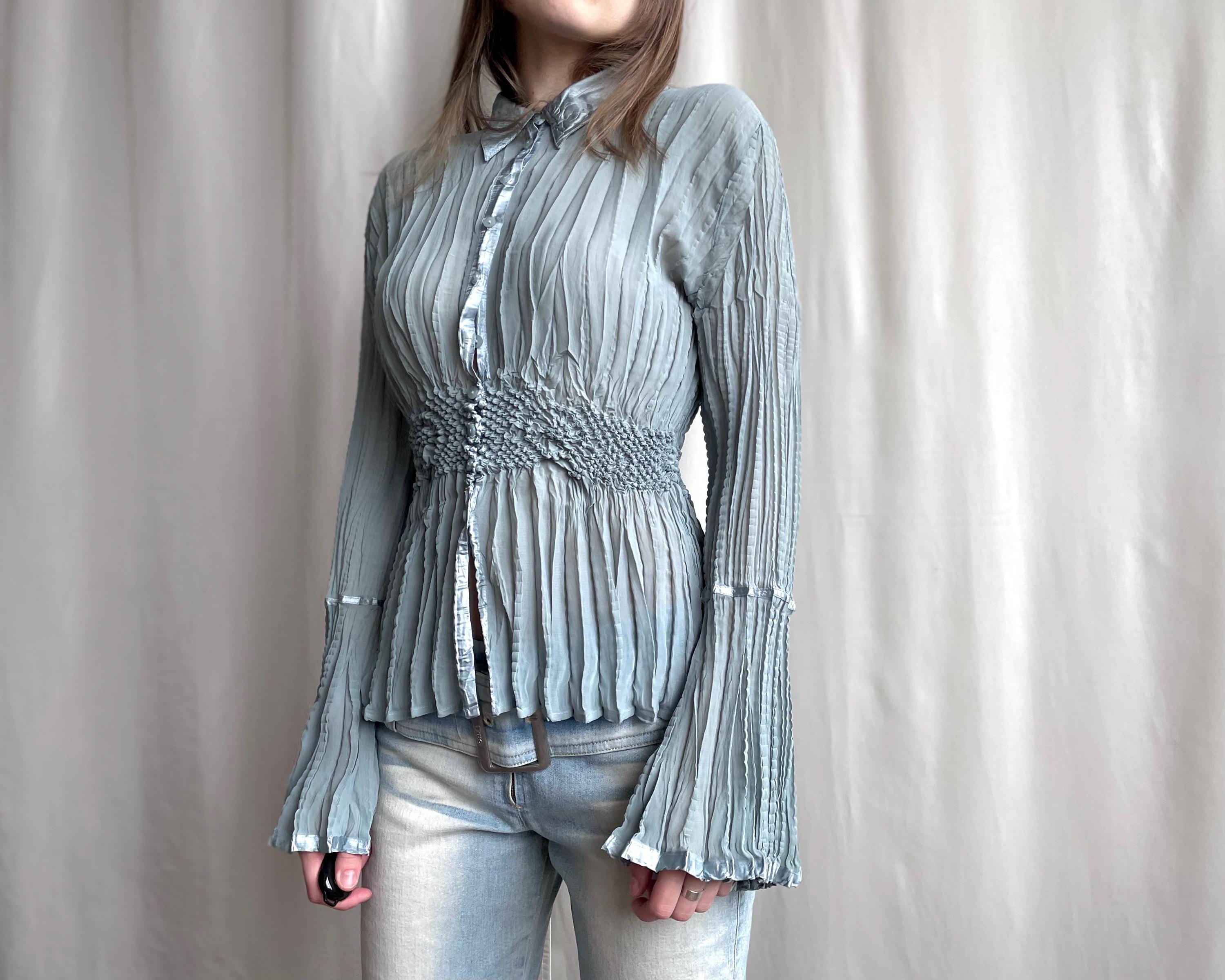 Crinkle Blouse - Etsy