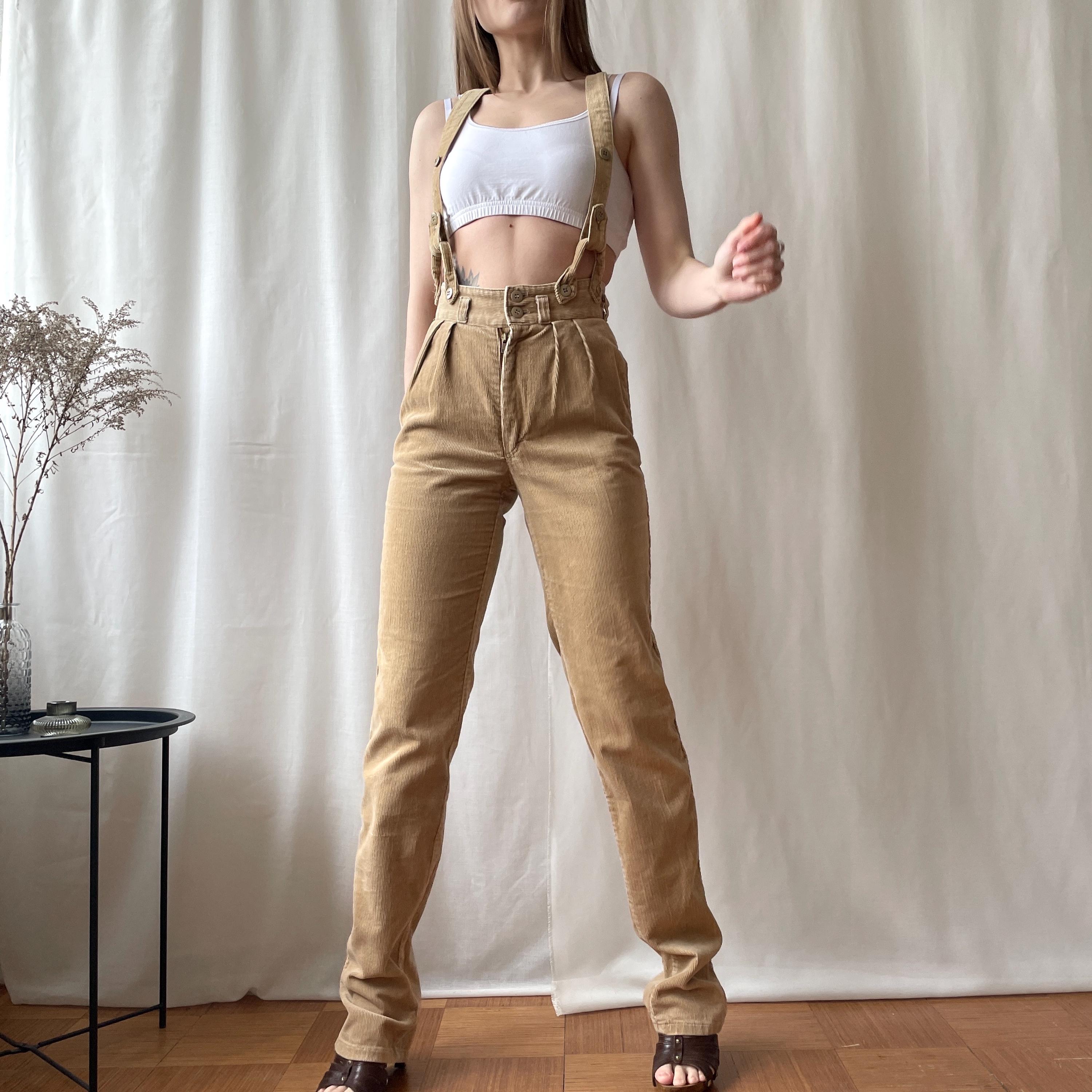 ＜H＞GABA HIGHWAIST SUSPENDERS PANTS2022FW H BEAUTY&YOUTH UNITED ARROWS（エイチビューティーアンドユース