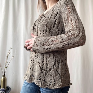 Semi Sheer Knit Top - Etsy