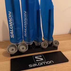 Droogrek voor Salomon of Camelbak drinkflessen, 3D-fleshouder (2 of 4 sleuven), zacht droogrek voor drinkflessen, accessoire voor onderweg