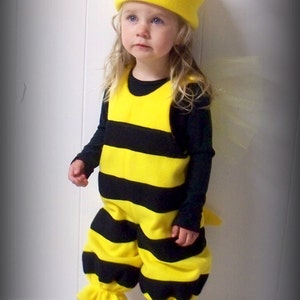 Bumble Bee Costume-Toddler Bumble Bee Costume-Boy Bumble Bee Costume-Girl Bumble Bee Costume-Bumble Bee Halloween Costume-Bumble Bee Fleece