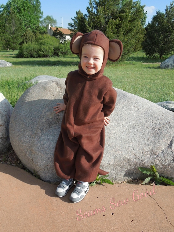 Child Monkey Costume-Toddler Monkey Costume-Child Monkey | Etsy