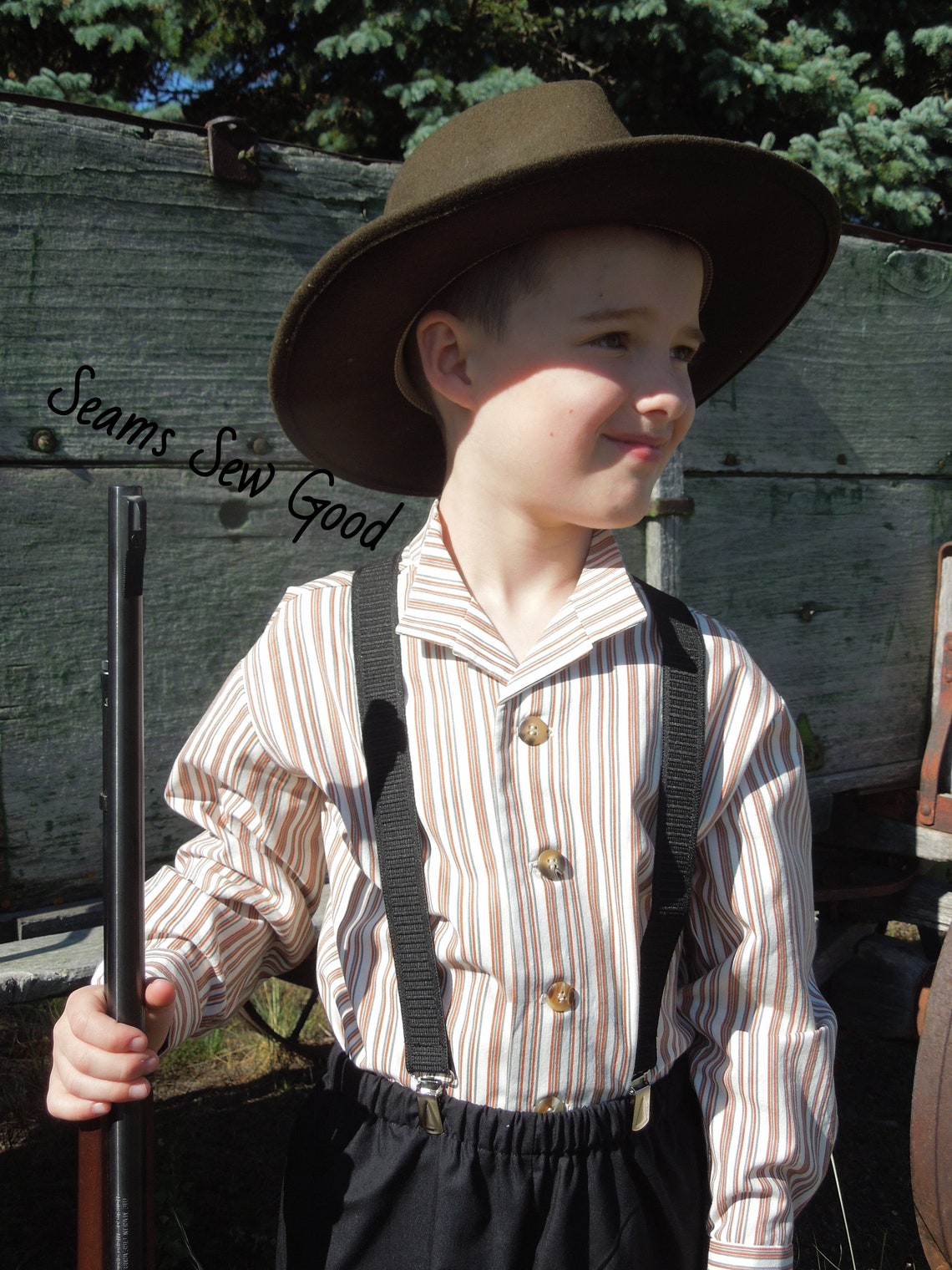 Male Pioneer CostumeBoy Pioneer Curriculum Days CostumeBoy Etsy