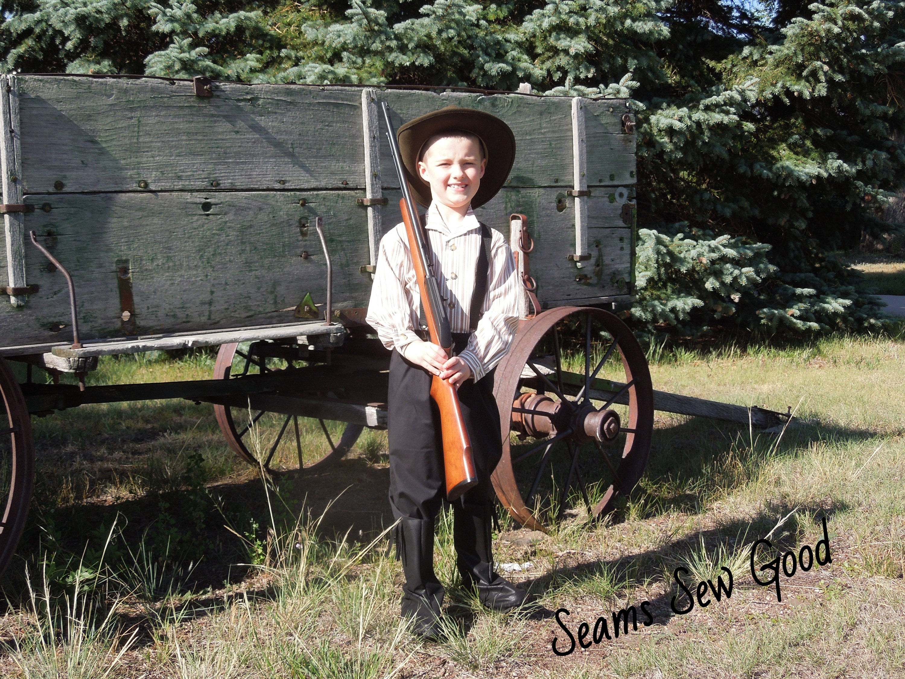 Male Pioneer CostumeBoy Pioneer Curriculum Days CostumeBoy Etsy