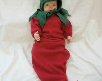Infant Pepper Costume-Baby Pepper Costume-Baby Pepper Halloween Costume-Baby Boy Pepper Costume-Baby Girl Pepper Costume