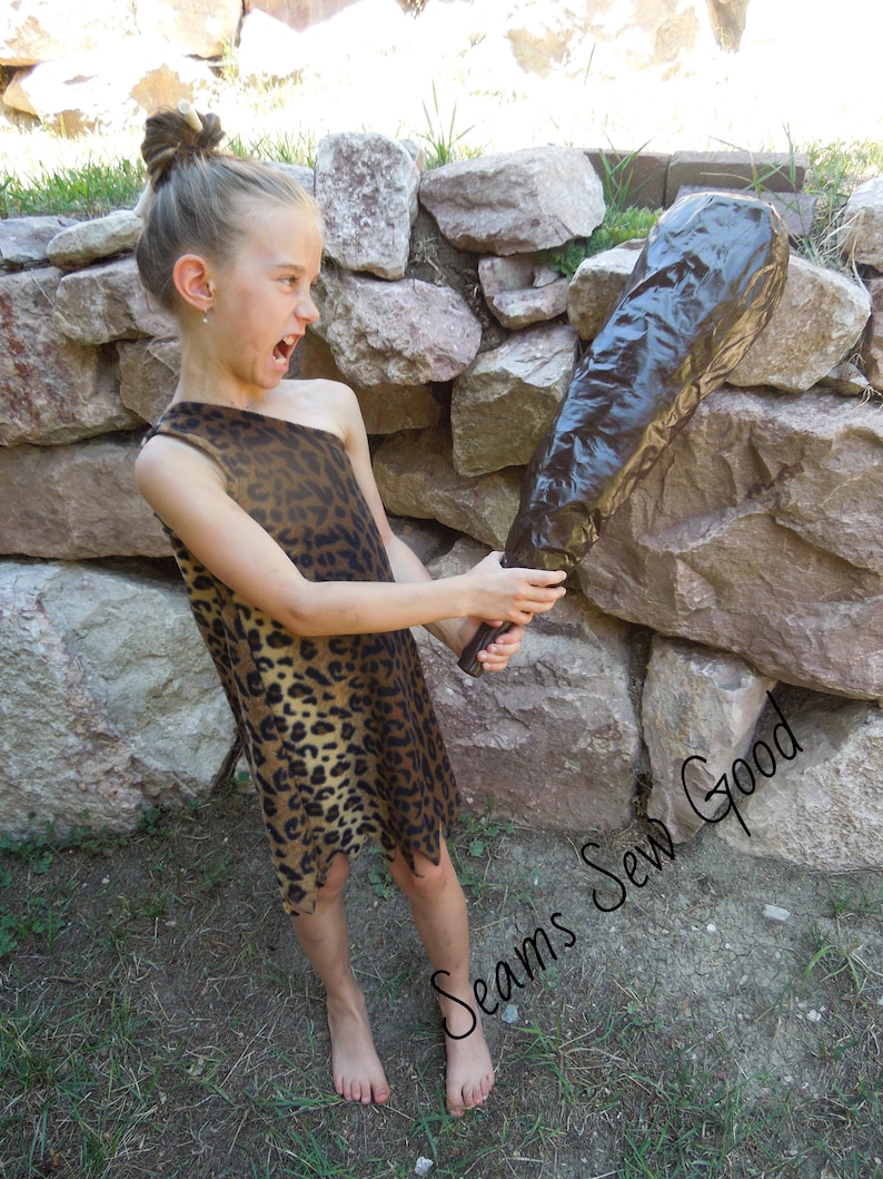 Cave Woman CostumeGirls Cave Woman Halloween CostumeCave Etsy