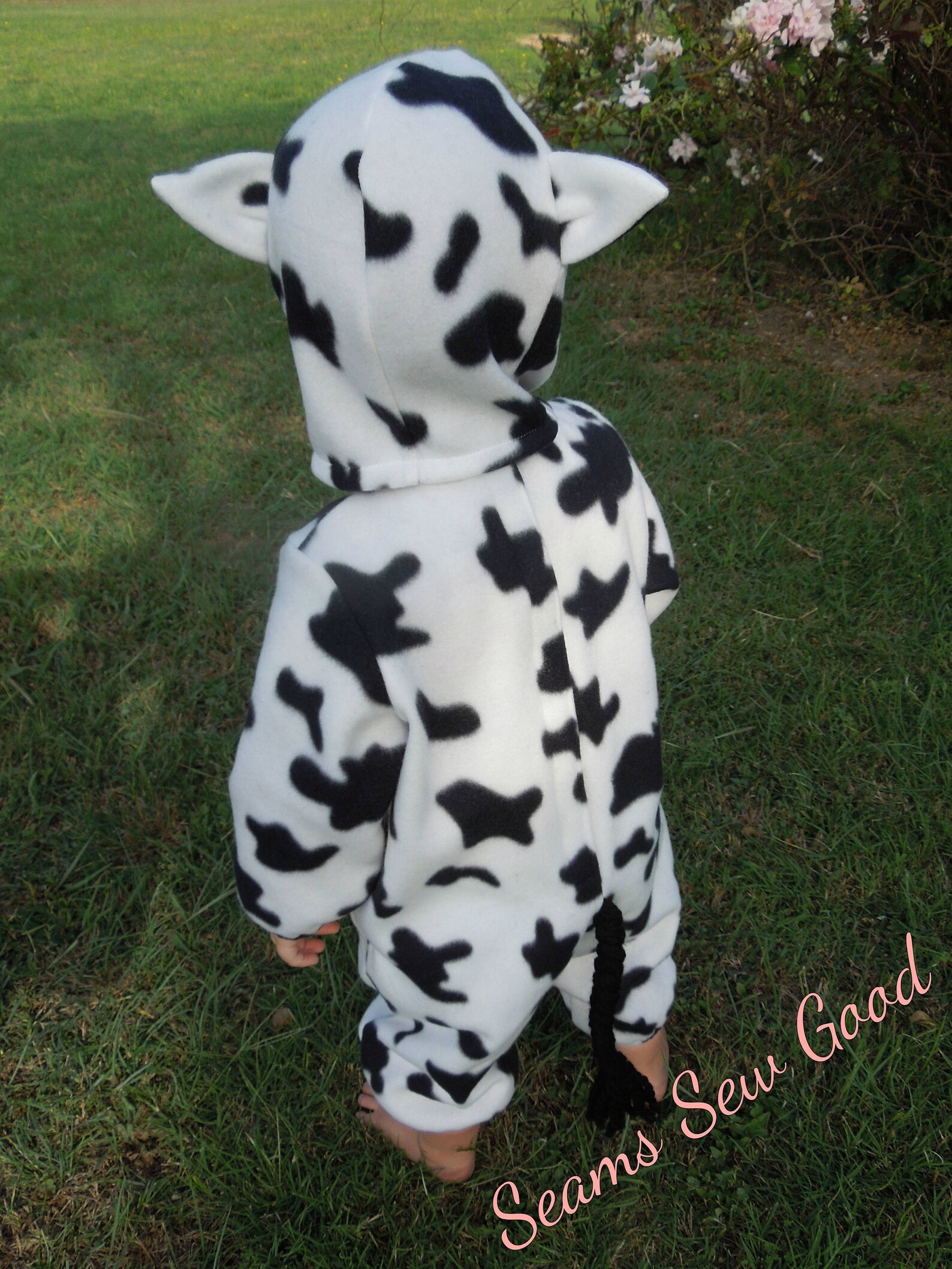 Calf Fleece Costume-baby Cow Costume-infant Cow Costume-calf - Etsy