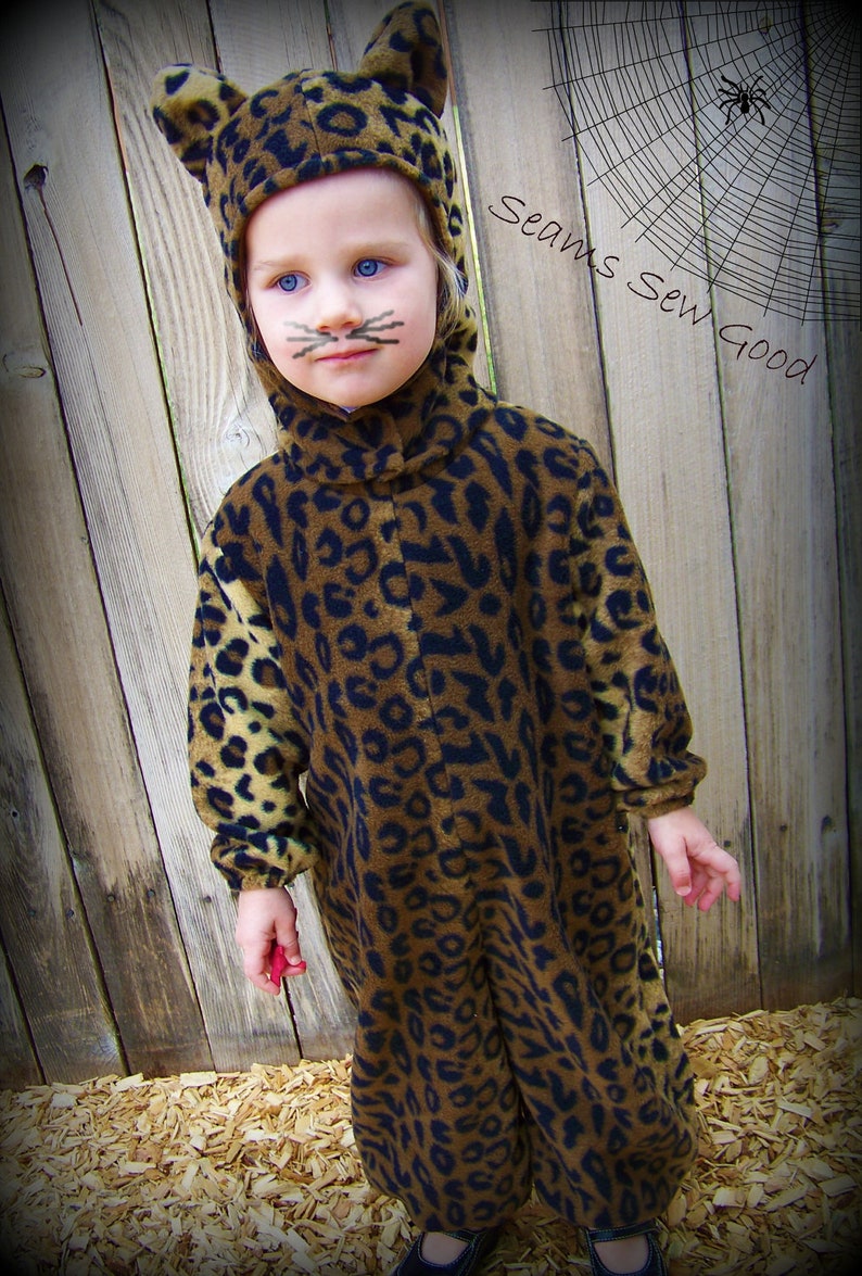 Leopard Costumetoddler Leopard Costumechild Leopard Etsy