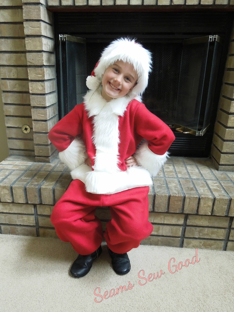 Santa Costumebaby Santa Costumetoddler Santa Costumechild Etsy