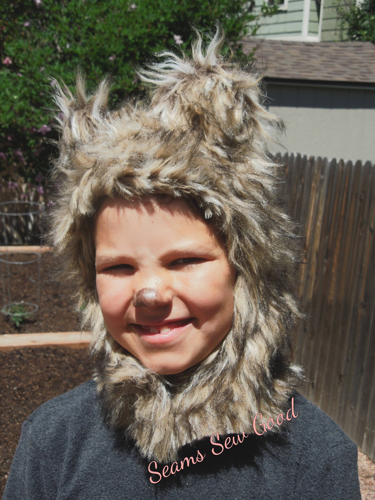 Fleece Grey Wolf Costumechild Wolf Costumetoddler Wolf Etsy