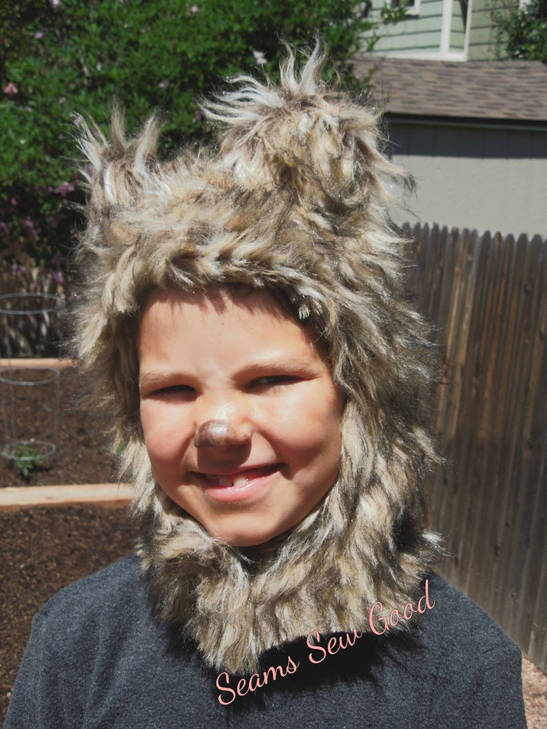 Fleece Grey Wolf Costumechild Wolf Costumetoddler Wolf Etsy