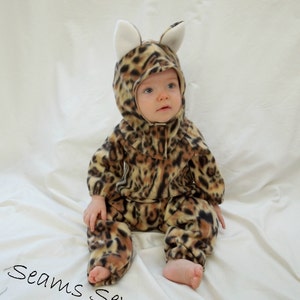 Baby Leopard Costume-Infant Leopard Costume-Baby Leopard Halloween Costume-Baby Girl Leopard Costume-Baby Boy Leopard Costume