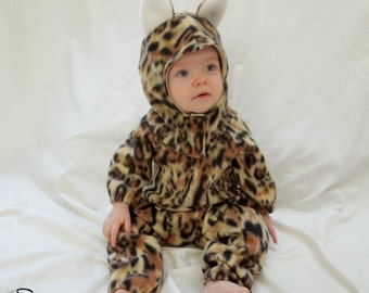 Baby Leopard Costume-Infant Leopard Costume-Baby Leopard Halloween Costume-Baby Girl Leopard Costume-Baby Boy Leopard Costume