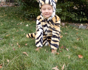 Tiger Cub Costume-Baby Tiger Costume-Infant Tiger Costume-Baby Tiger Halloween Costume-Baby Tiger Theater Costume