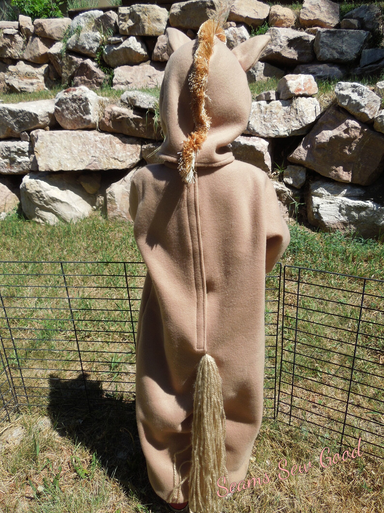 Fleece Horse Costumeinfant Horse Costumetoddler Horse Etsy