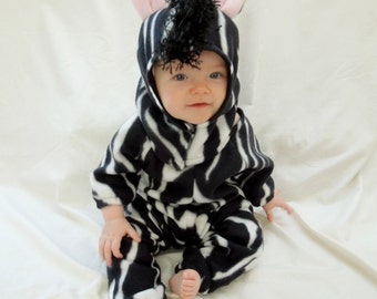 Infant Zebra Costume-Baby Zebra Costume-Baby Boy Zebra Costume-Baby Girl Zebra Costume-Baby Zebra Halloween Costume