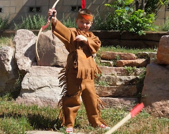 Indian Boy Costume-Toddler Indian Costume-Indian Boy Halloween Costume-Indian Boy School Costume-Native American Boy Costume