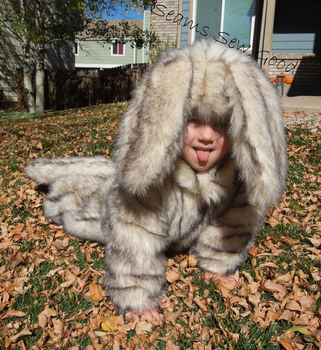 Fur Dog Costumeinfant Fur Puppy Costumetoddler Fur Dog Etsy