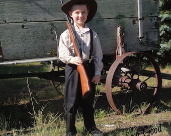 Male Pioneer Costume-Boy Pioneer Curriculum Days Costume-Boy Pioneer Halloween Costume-Boy Pioneer Theater Costume