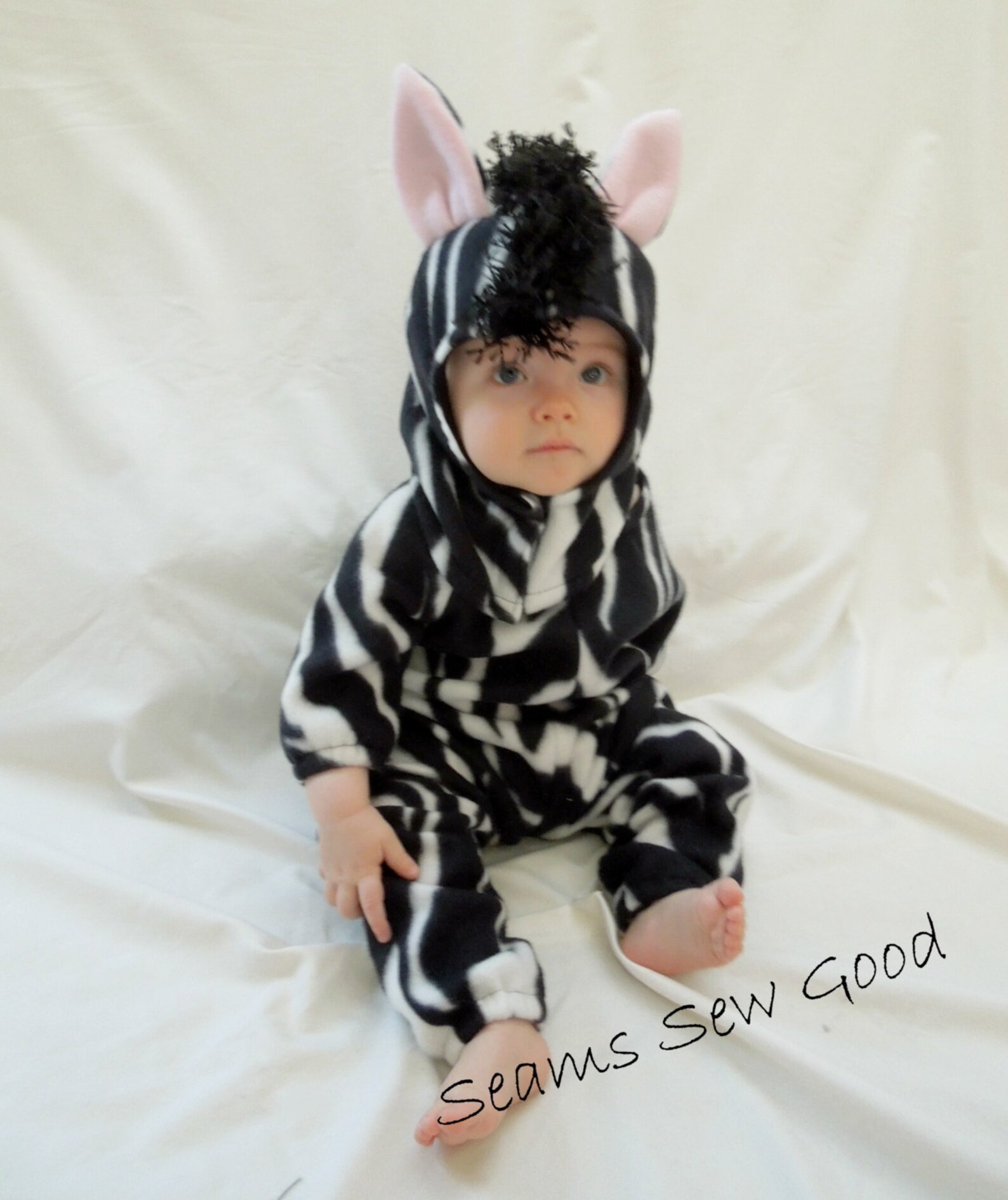 Infant Zebra Costumebaby Zebra Costumebaby Boy Zebra Etsy