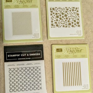 Stampin&#39; Up! Embossing Folders (J)