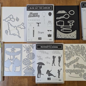 Stampin&#39; Up! Stamp Sets & matching Dies (J)