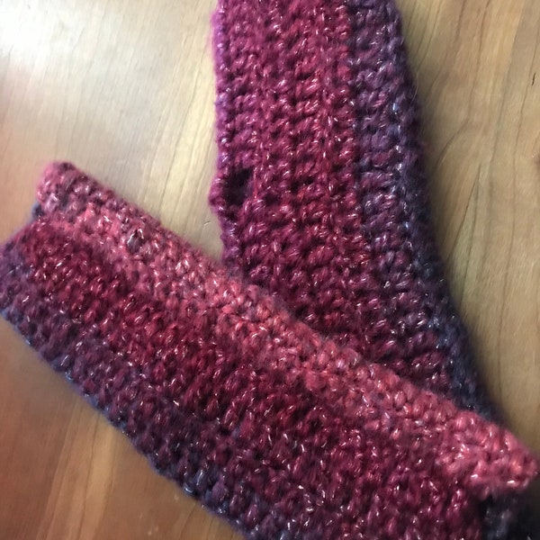 Super Simple Crochet Mitts Pattern