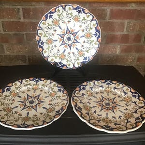 Vintage 1900’s French HandPainted Plates