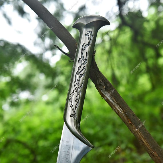 Elven Sword | Handmade Fantasy Sword | Elvish Style Sword | Cosplay Sword | Medieval Blade | Gift for Him | Fantasy Decor | Groomsmen Gift