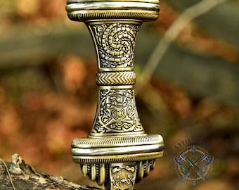 Custom Viking Sword With Leather Sheath | Hand Forged Stainless Steel Decorative Historical Swords | Medieval Functional Sword Gift For Him