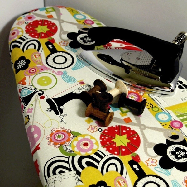 Sew in Love or Love to Sew ironing board cover for seamstresses and quilters