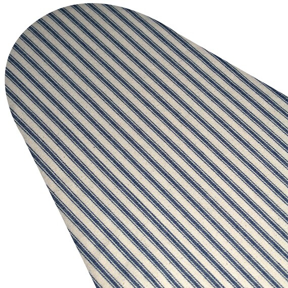 Ironing Board Cover custom sizes including brabantia more ELASTIC around edges blue ticking fabric pick your size