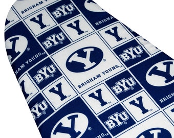 PADDED Ironing Board Cover all sizes of ironing boards including Brabantia Polder Home Essentials BYU cougars Brigham Young logo fabric