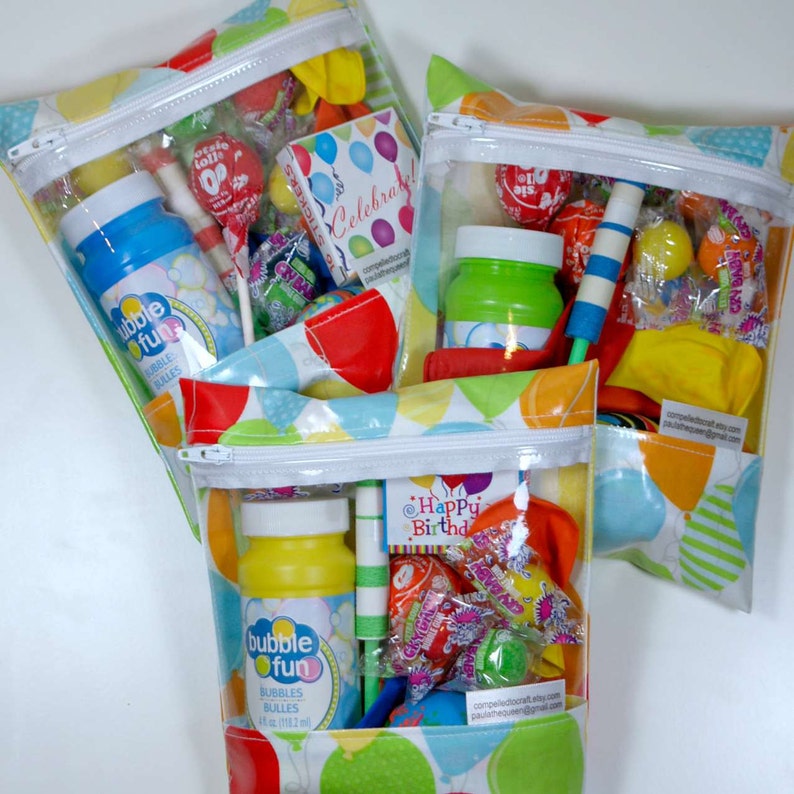 Birthday loot goody bags Birthday favor sack goodies lolly Etsy