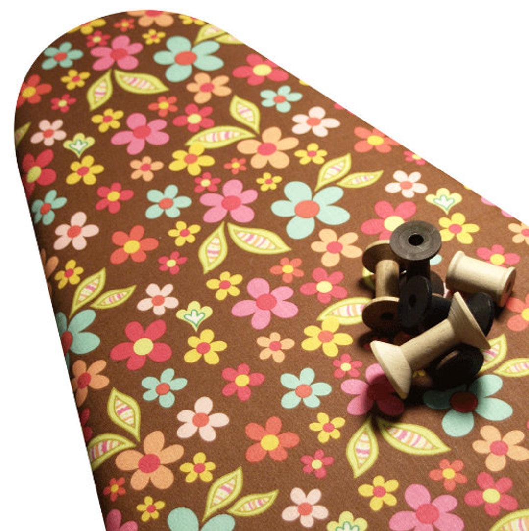PADDED Ironing Board Cover Fitted With Elastic, Riley Blake Sweet