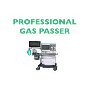 Professional Gas Passer Sticker