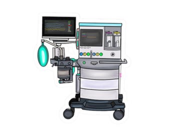 Anesthesia Machine Sticker