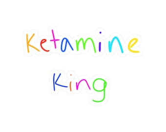 Ketamine King Sticker