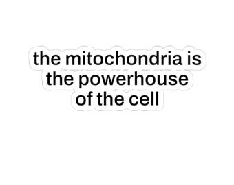 De mitochondriënsticker