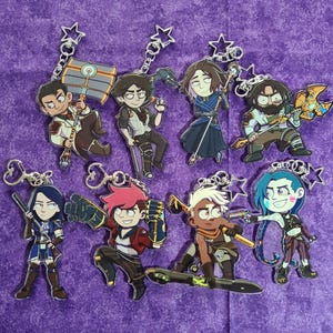 Arcane Acrylic Keychains - Double-Sided - Large