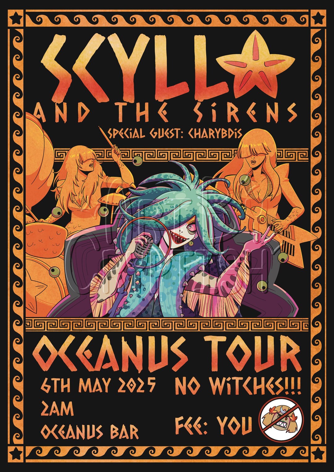 Song of the Sirens&ワルプルギスナイト　CDセット Scylla and the Sirens Concert A5 Print - Hades Game Fan Art - Etsy