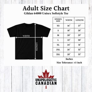 Camiseta con la hoja de arce de Canadá, camiseta del orgullo canadiense, camiseta del Gran Norte Blanco, camiseta de Canadá Fuerte y Libre, regalo de recuerdo de viaje, tienda canadiense de Etsy imagen 10