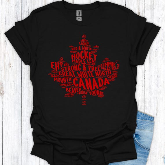 Canada Maple Leaf Shirt, Canadian Pride T-Shirt, Great White North Tee, Strong Free Canada Shirt, Travel Souvenir Gift, Canadian Etsy Shop