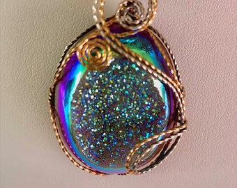 Sparkling Druzy Pendant Necklace